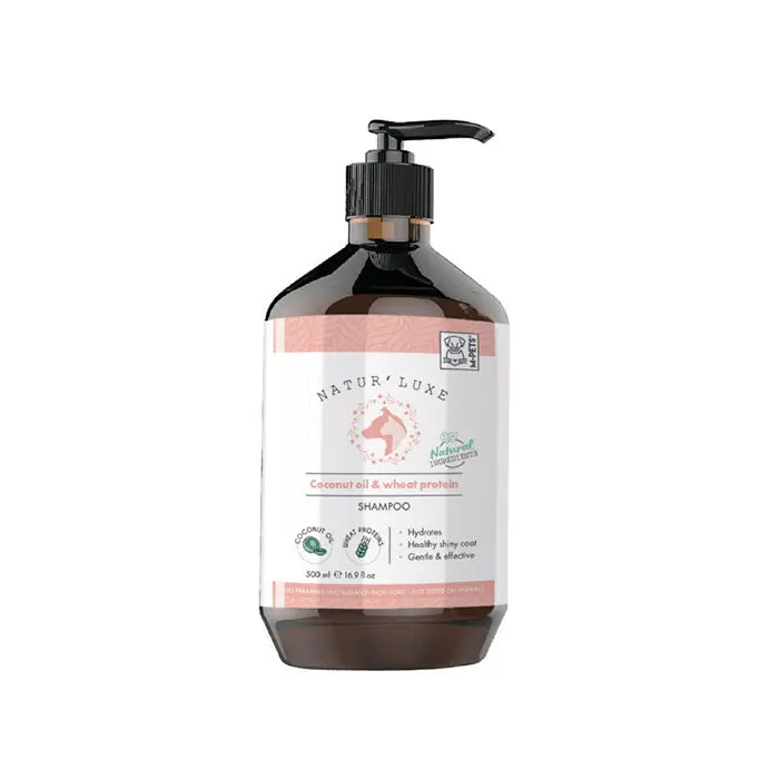 M-Pets Wheat & Coconut Oil Dog Shampoo for Soft Coat 500ml