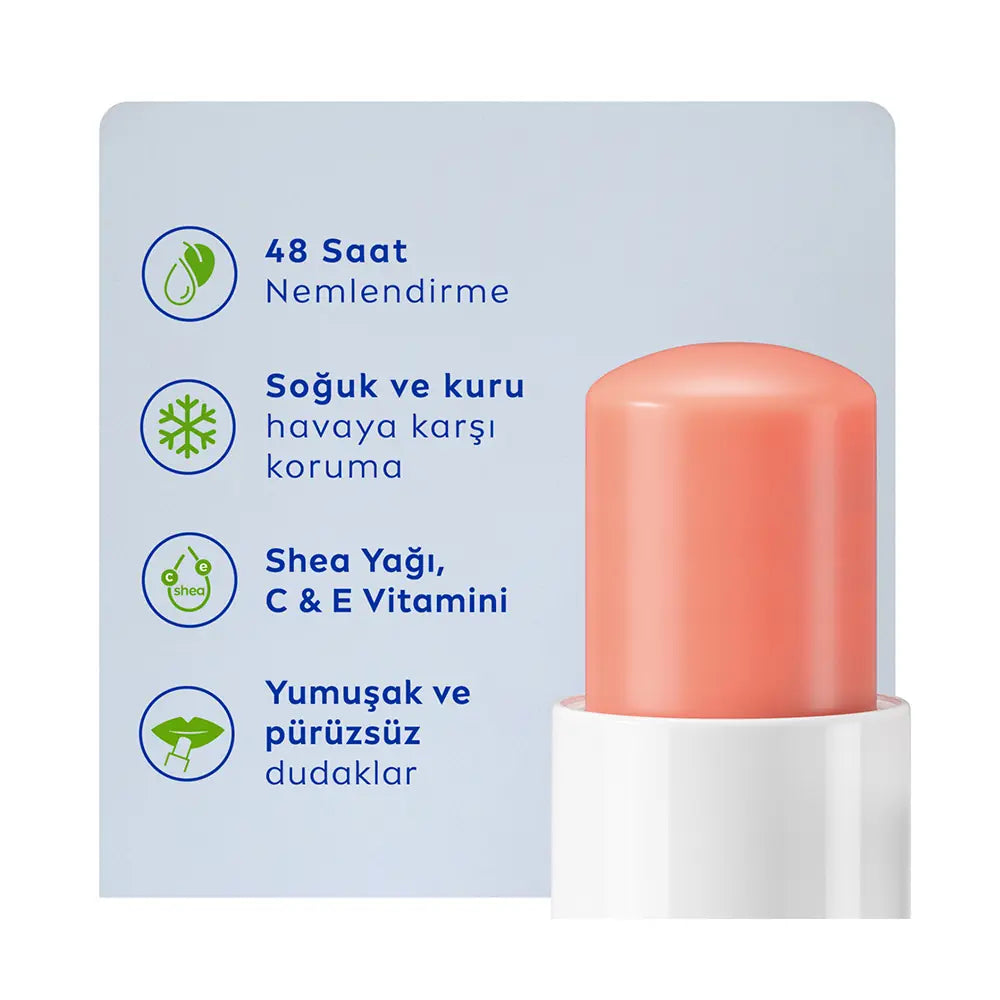 Nivea Peach Lip Care Hydrating Balm for Soft and Smooth Lips