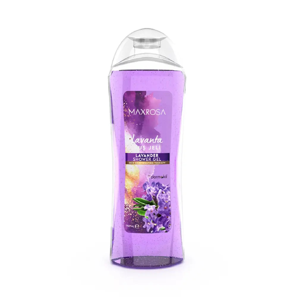 Maxrosa Lavender Shower Gel for Relaxing Cleansing 750ml