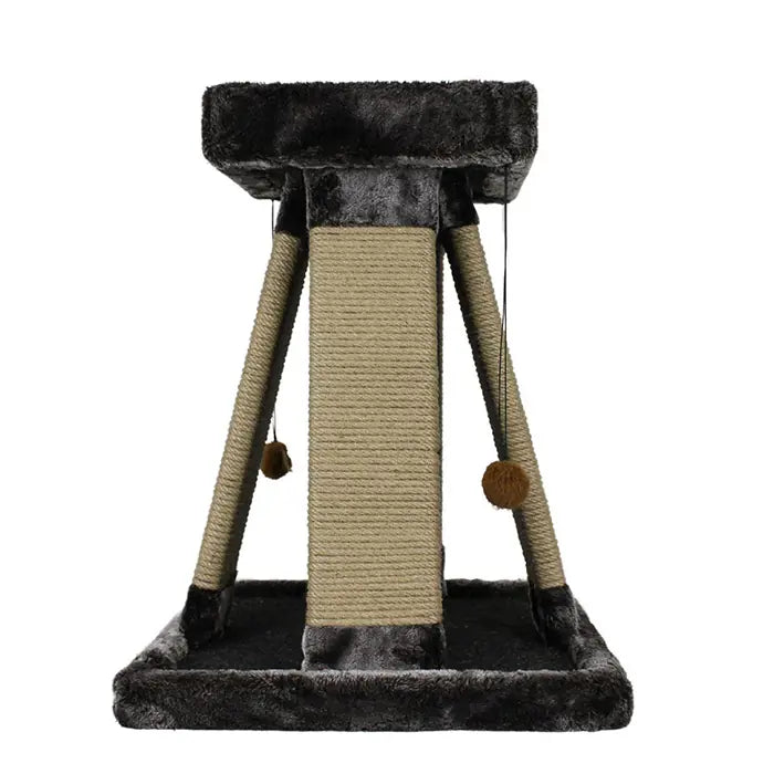 Lotus Pet Design Brown Pyramid Cat Scratcher 1 Count