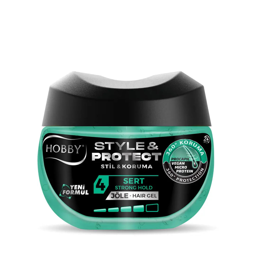 Hobby Style & Protect Strong Hold Hair Gel 400ml