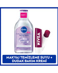 Nivea Micellar Cleansing Water & Blackberry Lip Balm Set