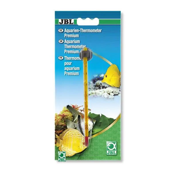 JBL Aqua Thermometer Premium Glass Aquarium Thermometer, 0.5°C Precision