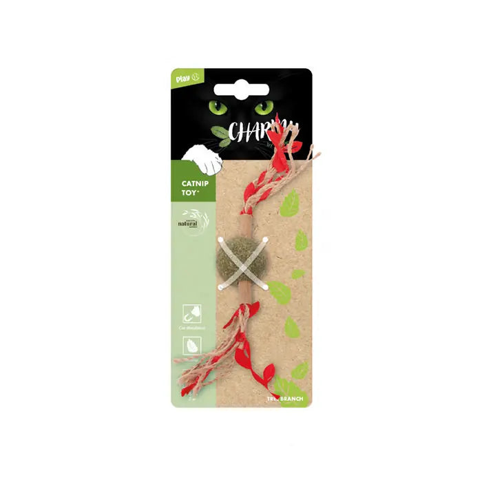 M-Pets Charmy Brancy Catnip Cat Toy in Red