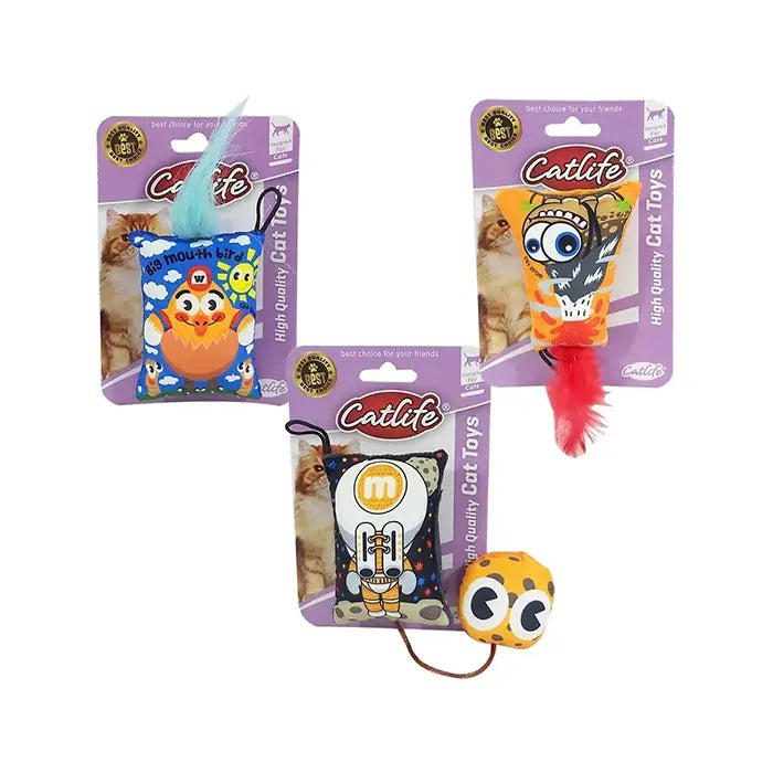 Catlife Mixed Cute Cat Toy Set for Active Play 1 pc