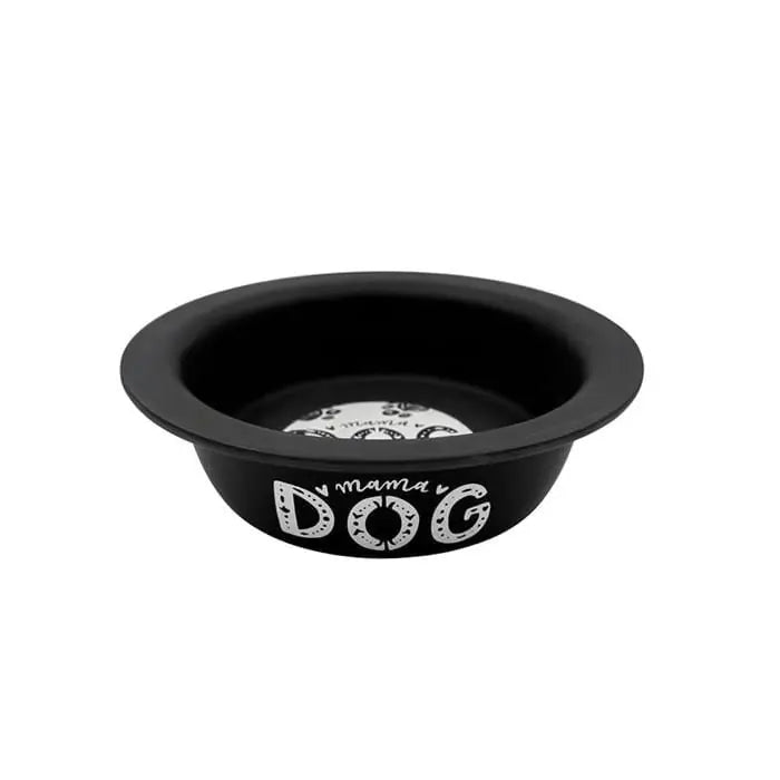 Sampaws Pet Food and Water Bowl Durable Black 520ml