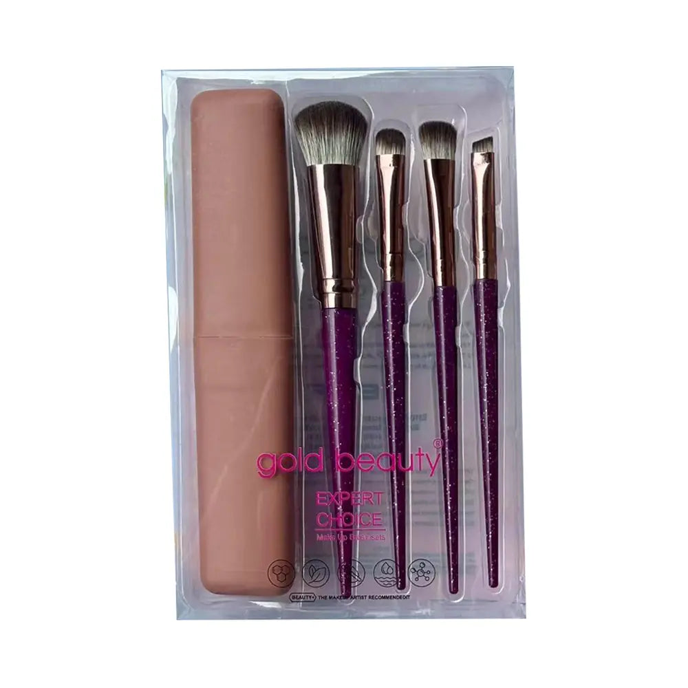 Gold Beauty EP-743 5-Piece Makeup Brush Set
