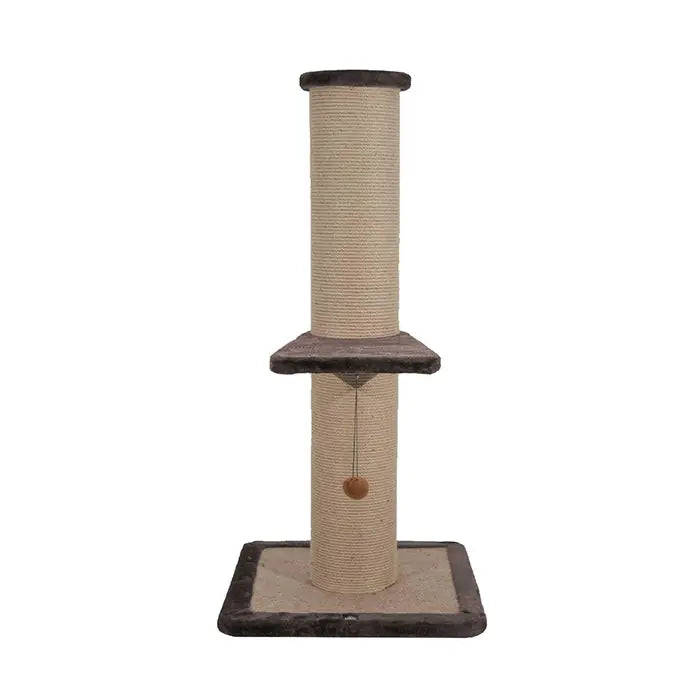 Lotus Pet Design Single Brown Cat Scratching Post 106cm