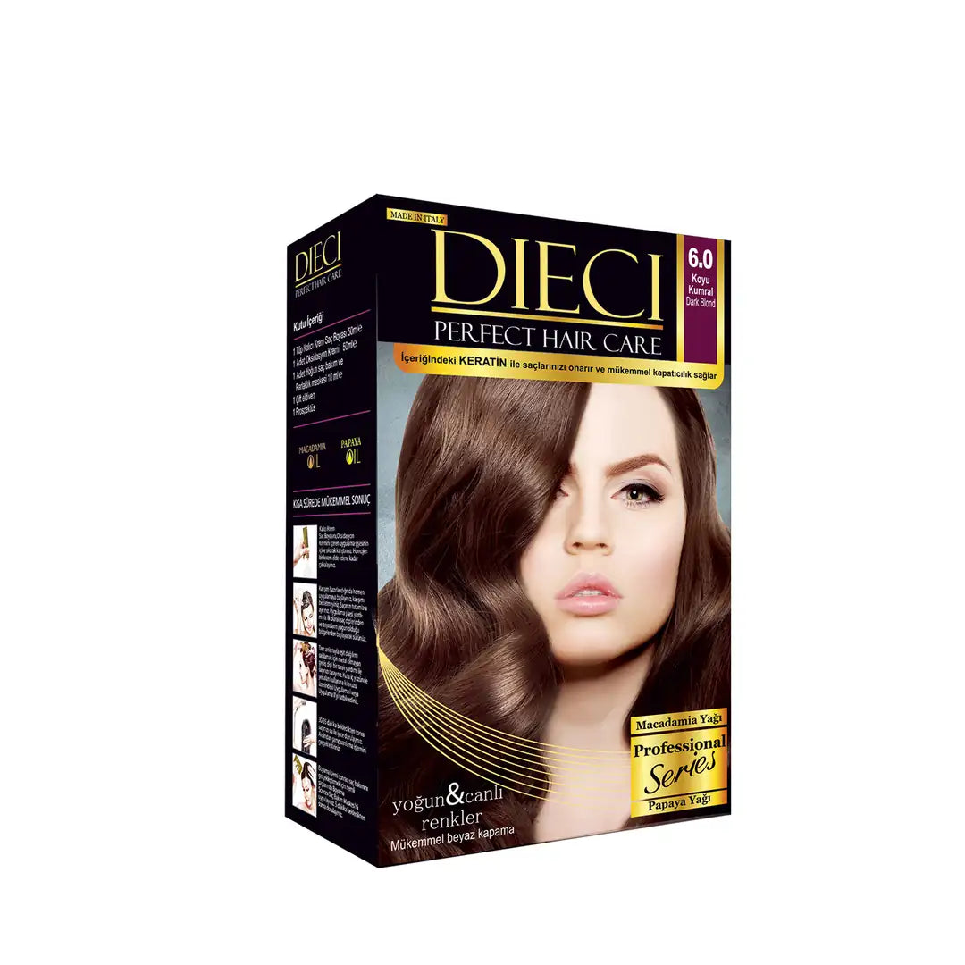 Dieci Perfect Kit Hair Color 6-00 Dark Blonde