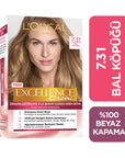 L'Oreal Excellence Creme Hair Color 7-31 Honey Foam