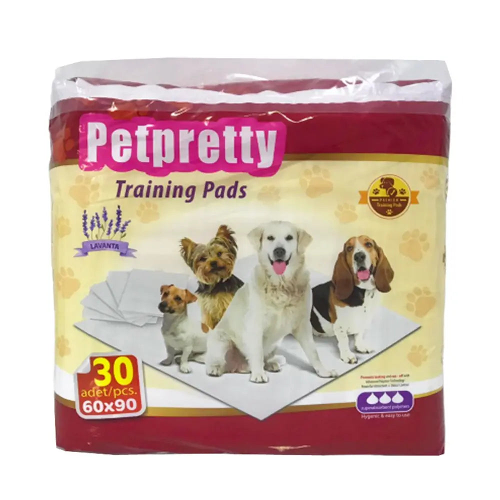 Petpretty Lavender Scented Puppy Training Pads 60x90 cm 30 Count