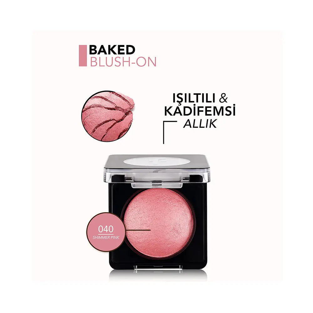 Flormar Baked Blush-On High Pigment Shimmer Pink 040 9g