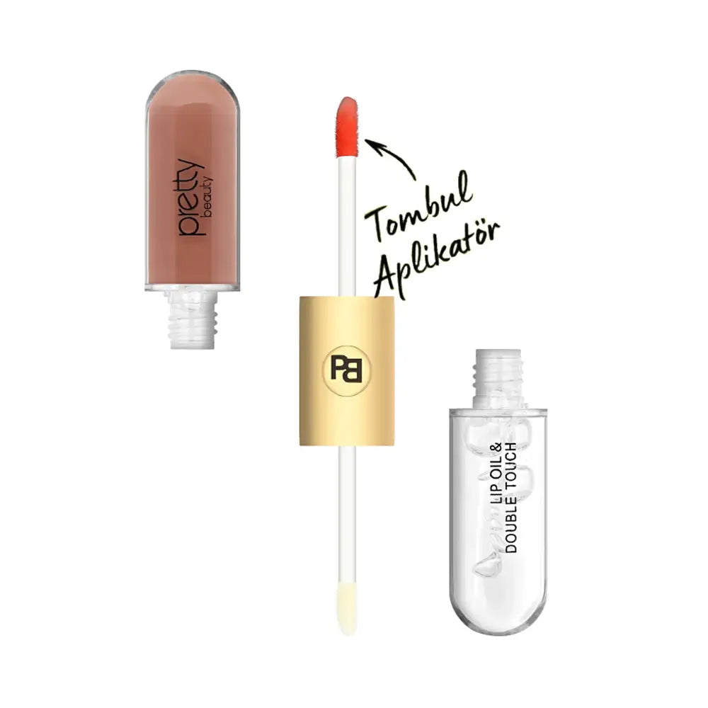 Pretty Double Touch Lipgloss 03 High-Shine Lip Gloss