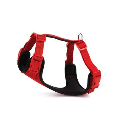 Doggie Air Pad Woven Dog Harness for Medium Breeds Red 45-55cm