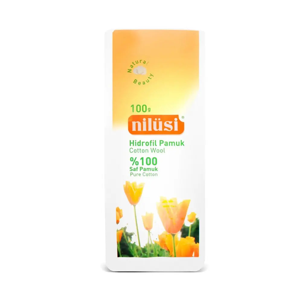 Nilusi Hydrophilic Cotton Wool Soft Absorbent Pads 100g