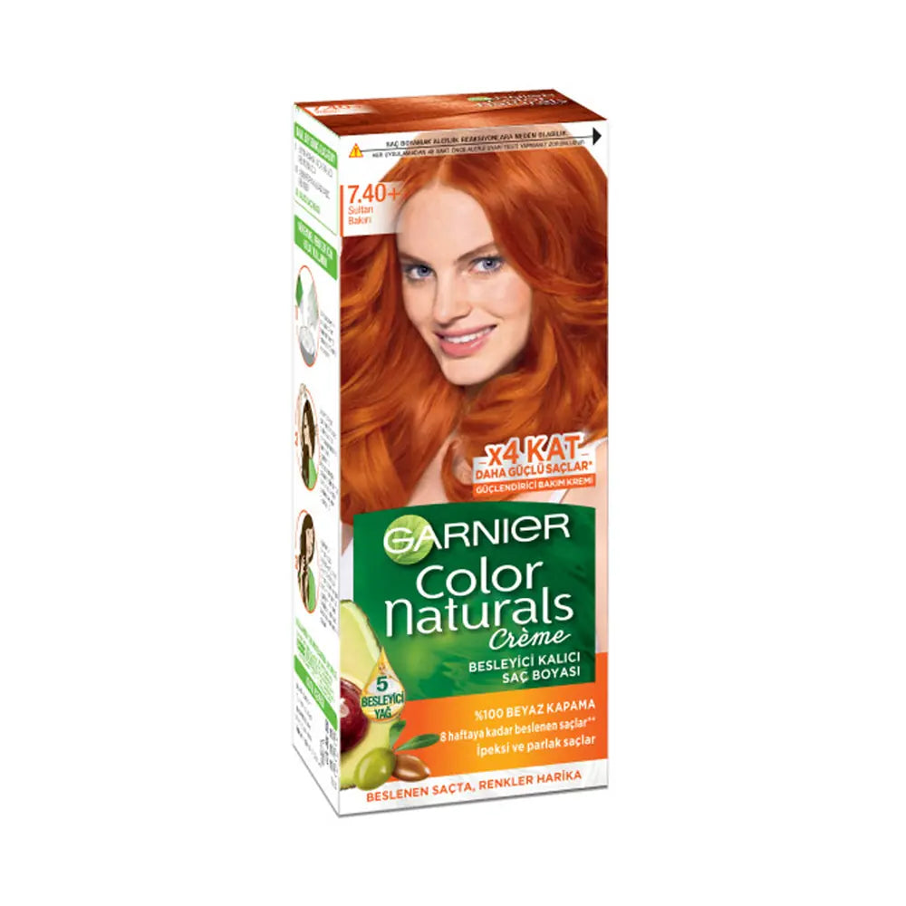 Garnier Color Naturals Permanent Hair Dye 7.40 Sultan Copper