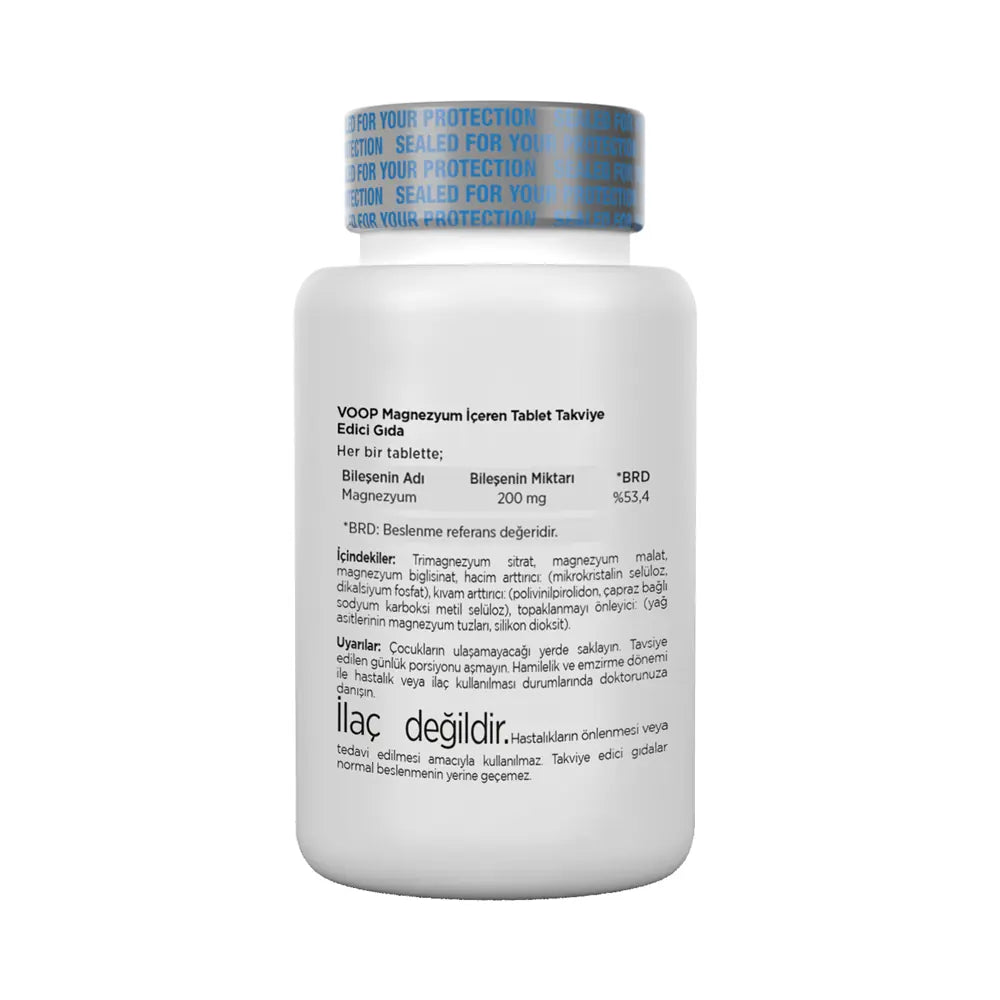 Voop Magnesium Dietary Supplement Tablets 60ct