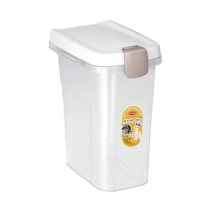 Stefanplast Clear Pet Food Storage Container 15 Liter