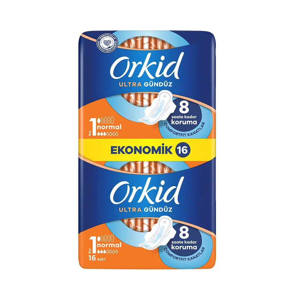 Orkid Ultra Extra Normal Sanitary Pads Eco Pack - 16 Count