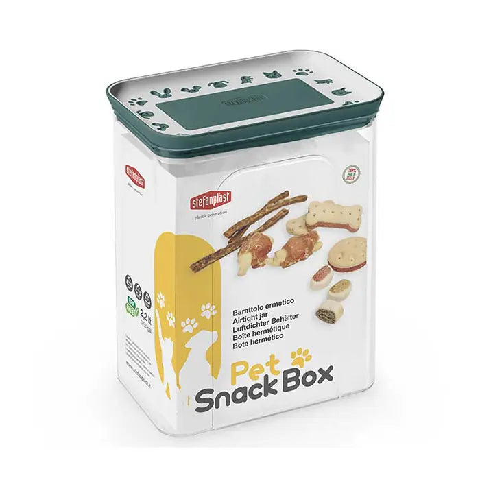 Stefanplast Rectangular Snackbox Food Storage Container 2.2L