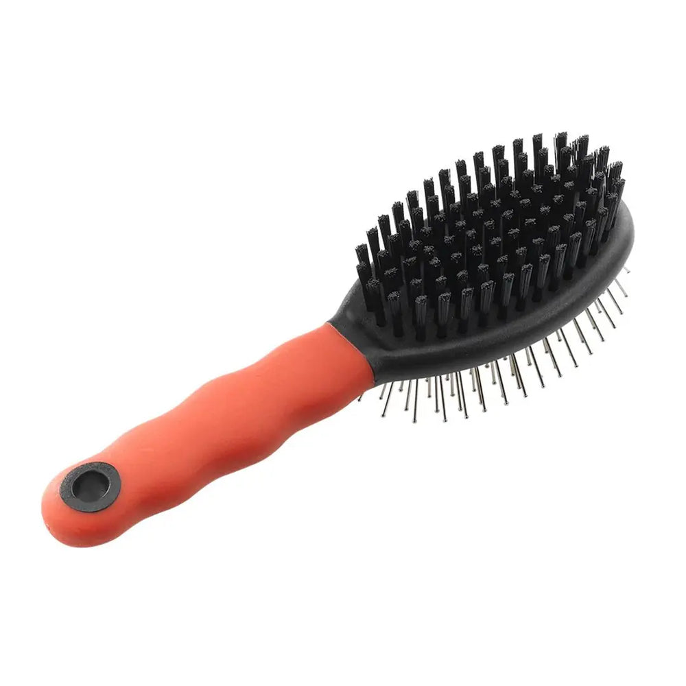 Ferplast Gro 5926 Double-Sided Pet Grooming Brush for Cats and Dogs, 19 cm