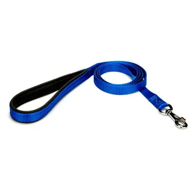 Doggie Comfort Classic Woven Dog Leash Royal Blue 1.5x150cm