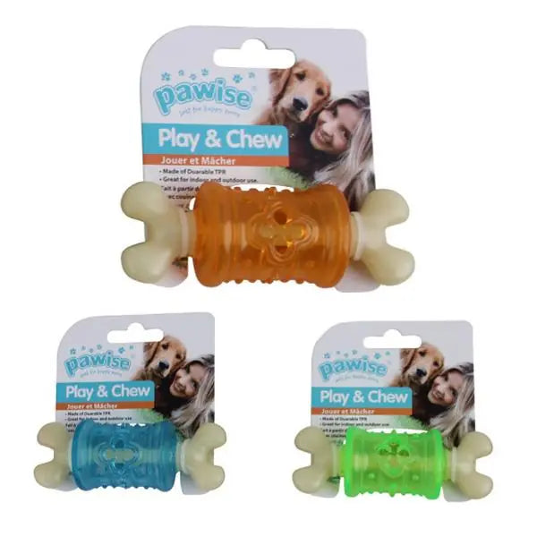 Pawise Funny Chew Dog Bone S - Durable Dental Chew for Small Dogs, 10.5 cm