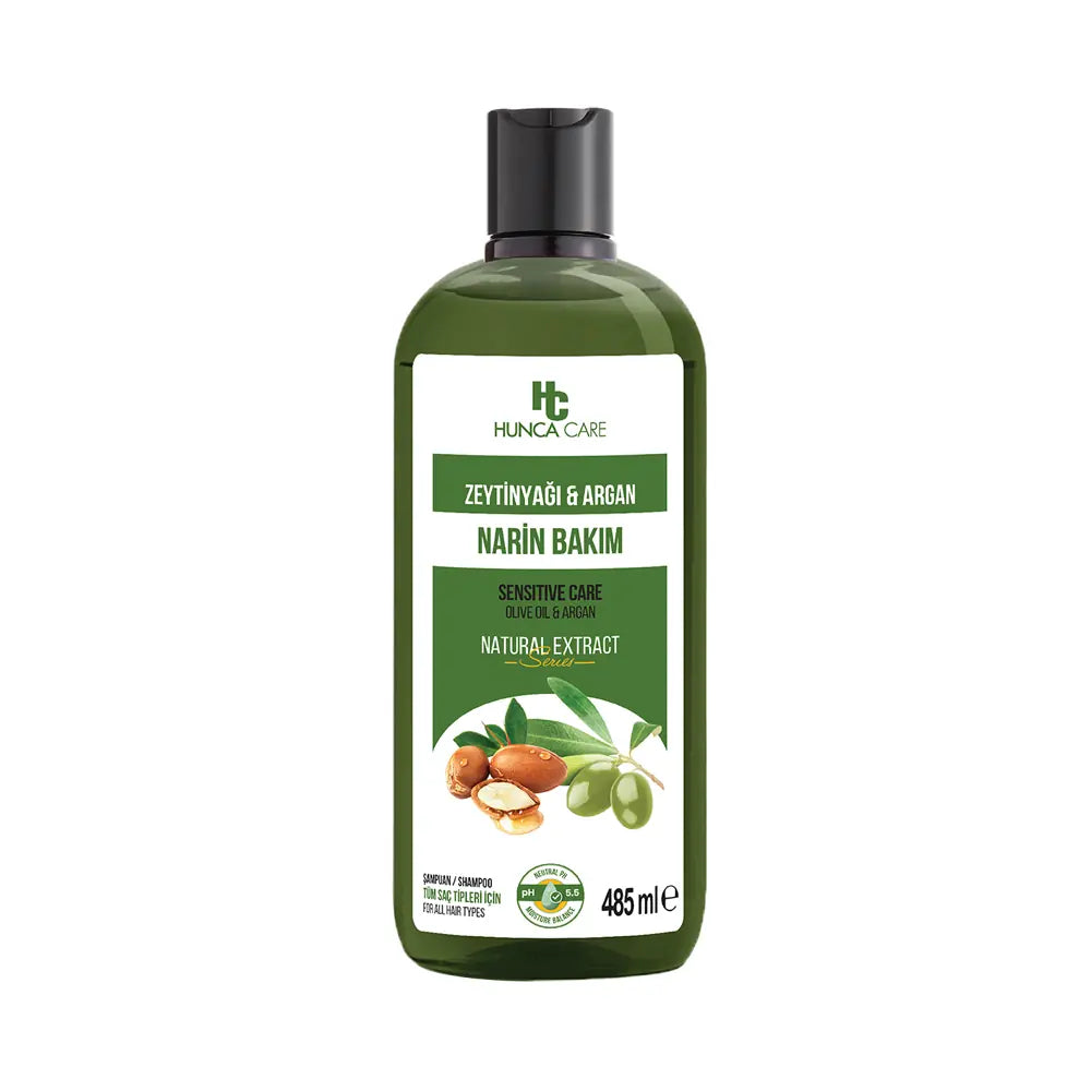 Hunca Care Olive Oil &amp; Argan Nourishing Shampoo 485 ml