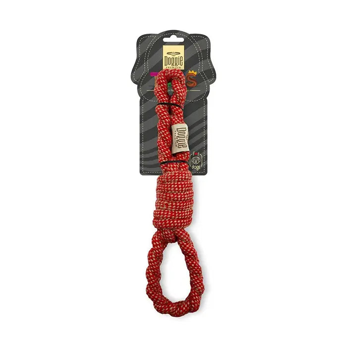 Doggie Cotton Rope Figure-Eight Dog Toy for Active Play 35cm