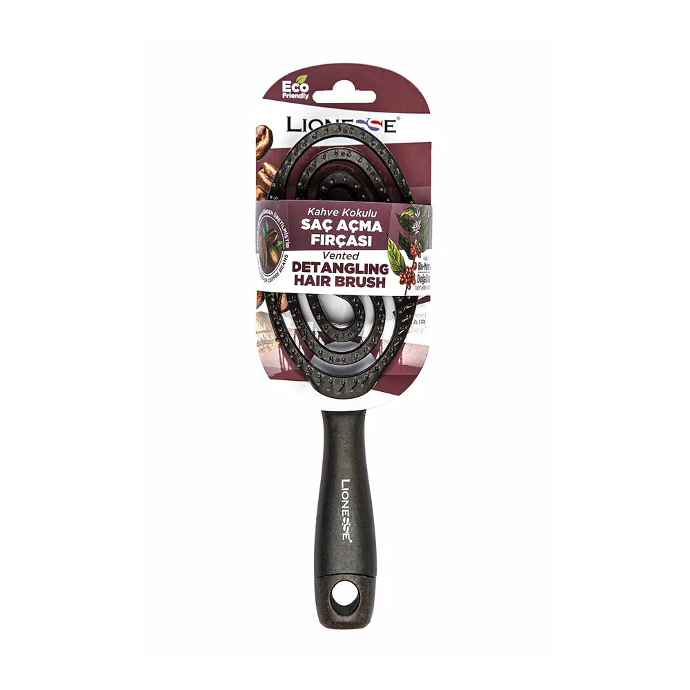 Tarko Lionesse Coffee-Based Bio Hair Detangling Brush 8816