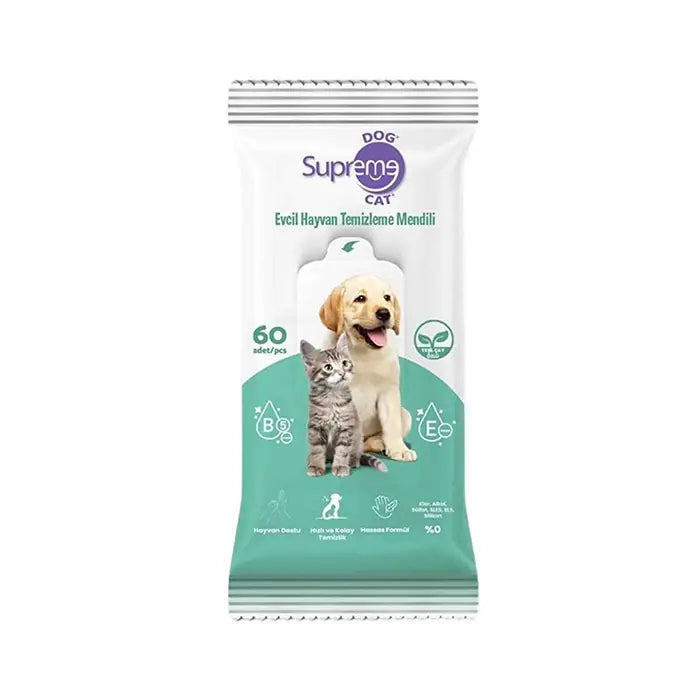 Supreme Green Tea Cat & Dog Cleaning Wipes