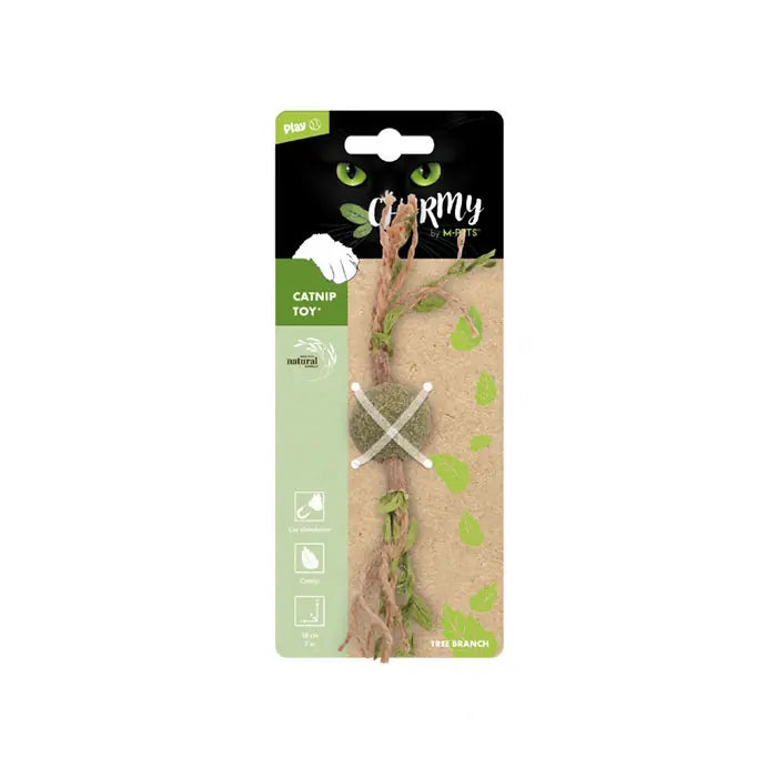M-Pets Charmy Brancy Catnip Infused Cat Toy Green