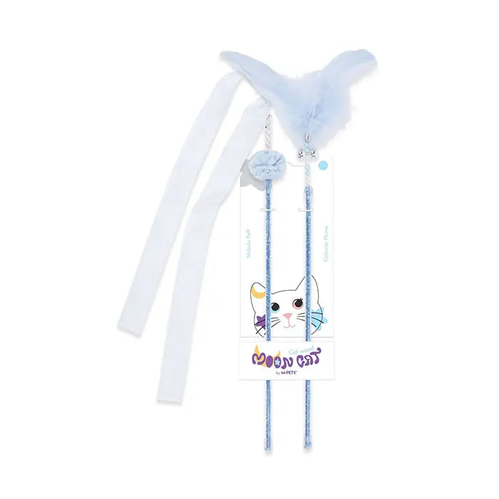 M-Pets Mooncat Blue Cat Teaser Wand Set 2-Pack