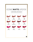 Note Iconic Matte Lipstick in 106 Independent - Velvet Finish