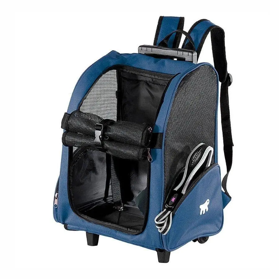 Ferplast Trolley Rolling Pet Carrier Backpack for Travel 32x28x51 cm