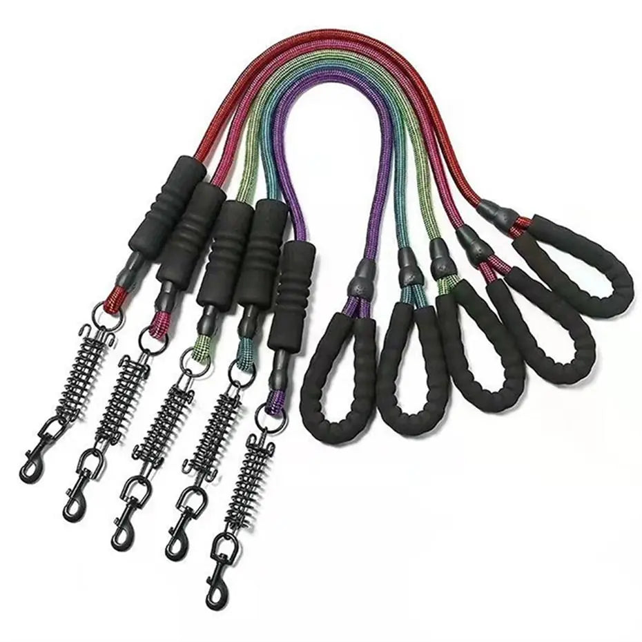 Lion Pet Spring Lead Flexible Dog Leash 1.5cm x 1.2m