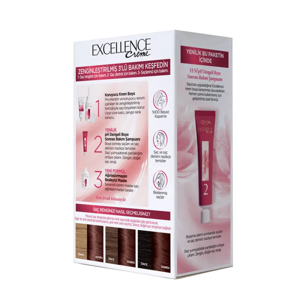 L'Oreal Excellence Creme Hair Color 5-15 Turkish Coffee