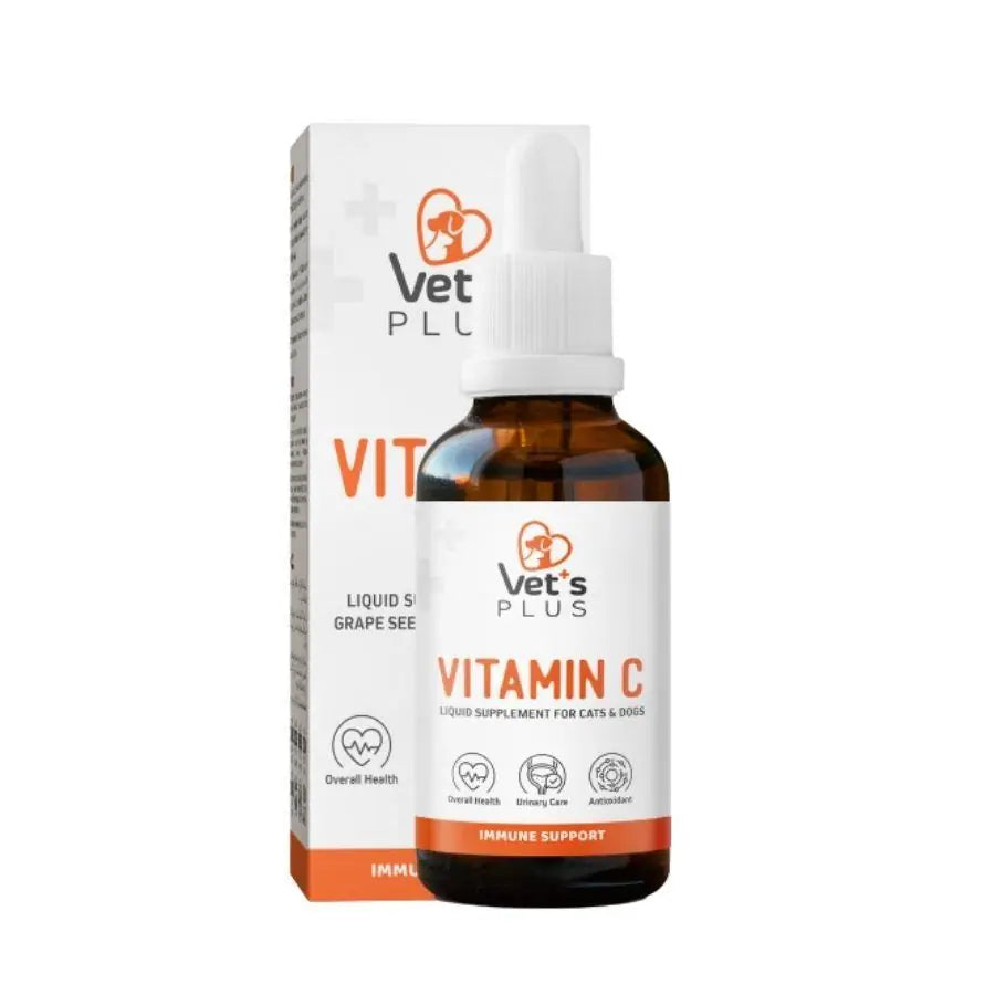 Vet'S Plus Vitamin C Immune Support Drops for Cats & Dogs 50 ml