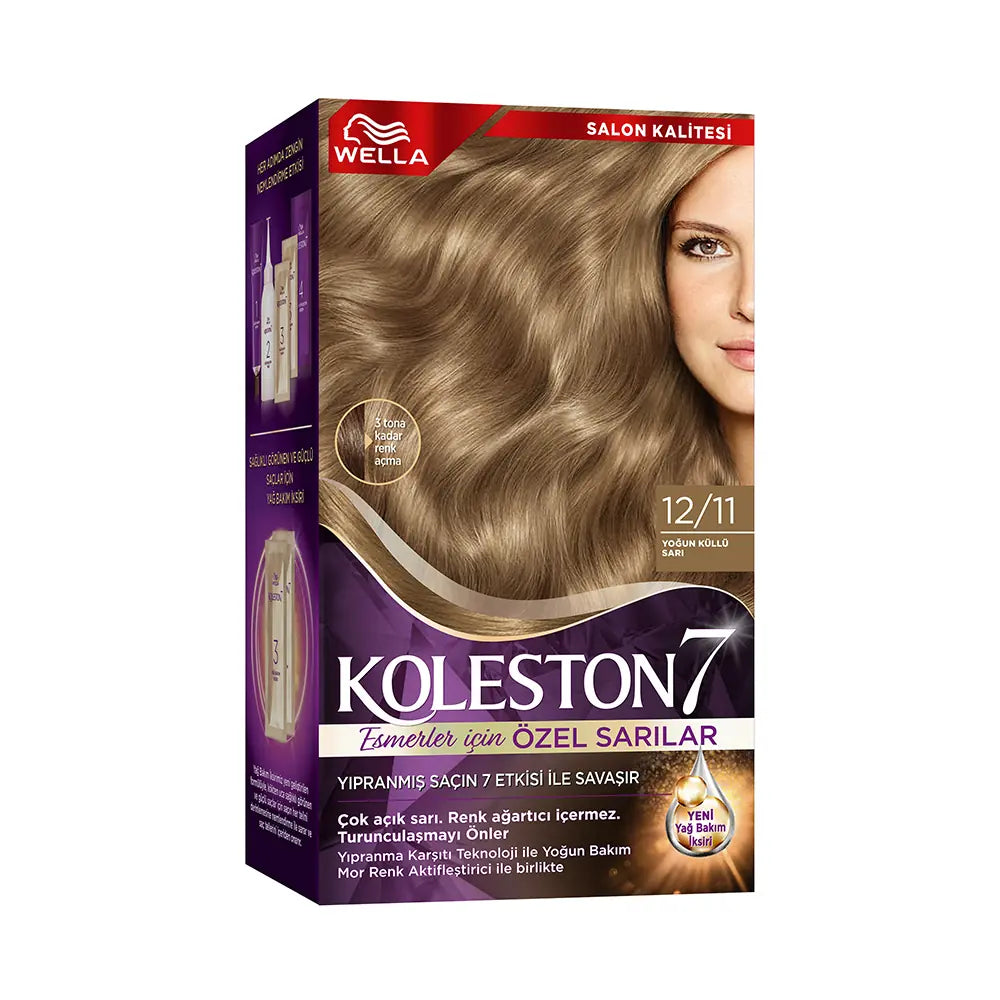 Wella Koleston 12/11 Intense Ash Blonde Hair Dye Kit