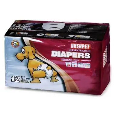 Hushpet XL Dog Training Pads High Absorbency 12 Count