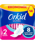 Orkid Ultra Extra Long Sanitary Pads Economy Pack 14 Count