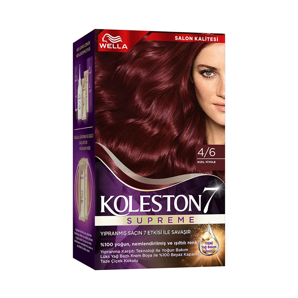 Wella Koleston 4/6 Hair Color Kit Red Violet