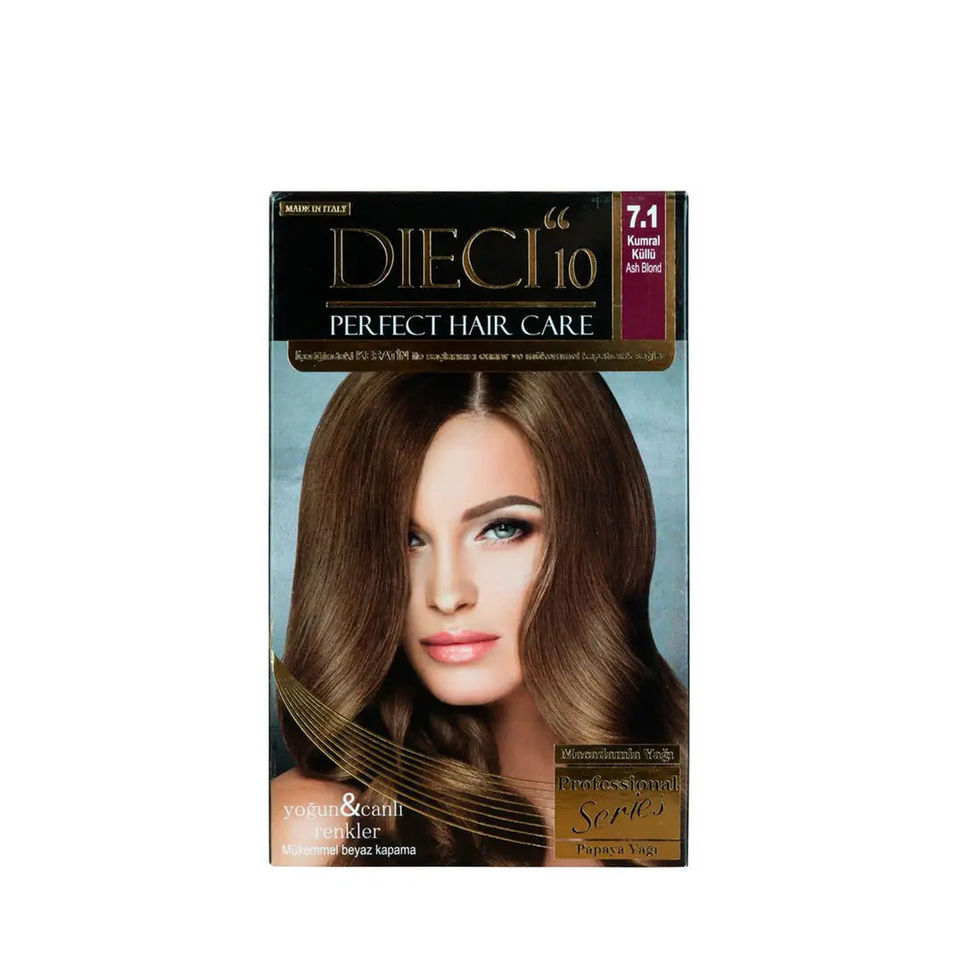 Dieci Perfect Kit Hair Color 7-1 Ash Blonde