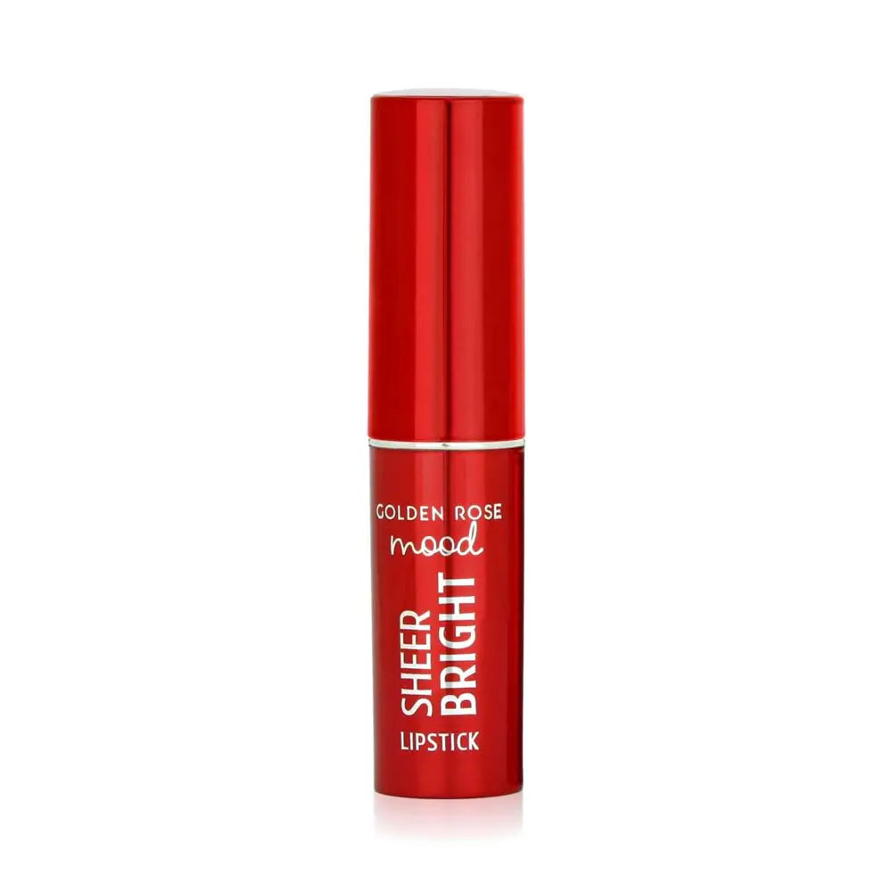 Golden Rose Mood Sheer Bright Lipstick 104 Nude Latte for Soft Shine