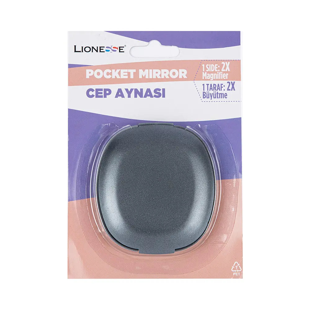 Lionesse Pocket Mirror 2052 Compact Beauty Accessory