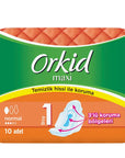 Orkid Maxi Normal Sanitary Pads with Wings 10 Count
