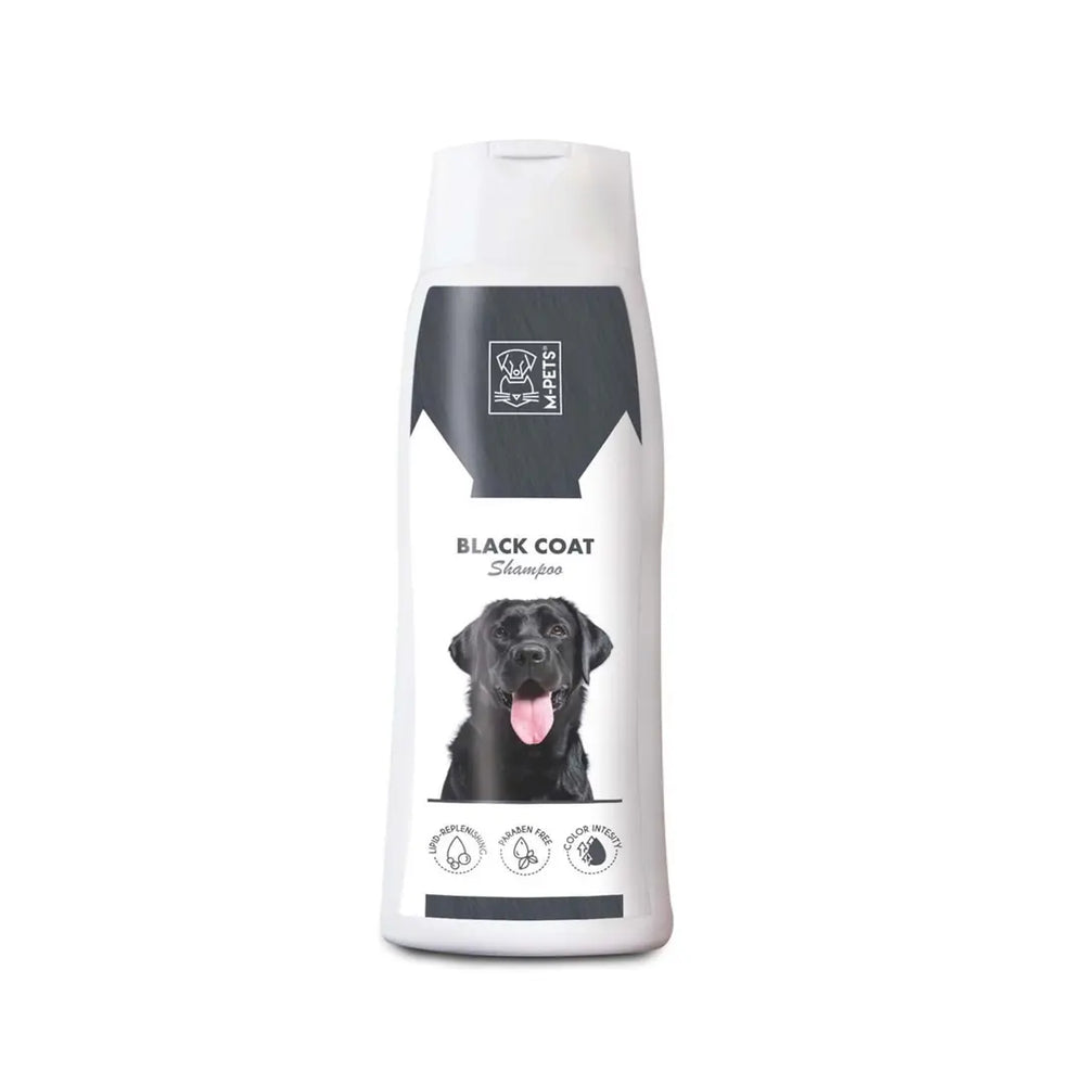 M-Pets Black Coat Dog Shampoo for Shiny Dark Fur 250ml