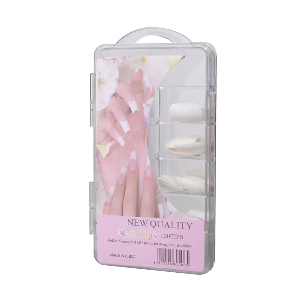 Dvl False Nails 1475-2 Natural Look Full Cover Tips 100 Count