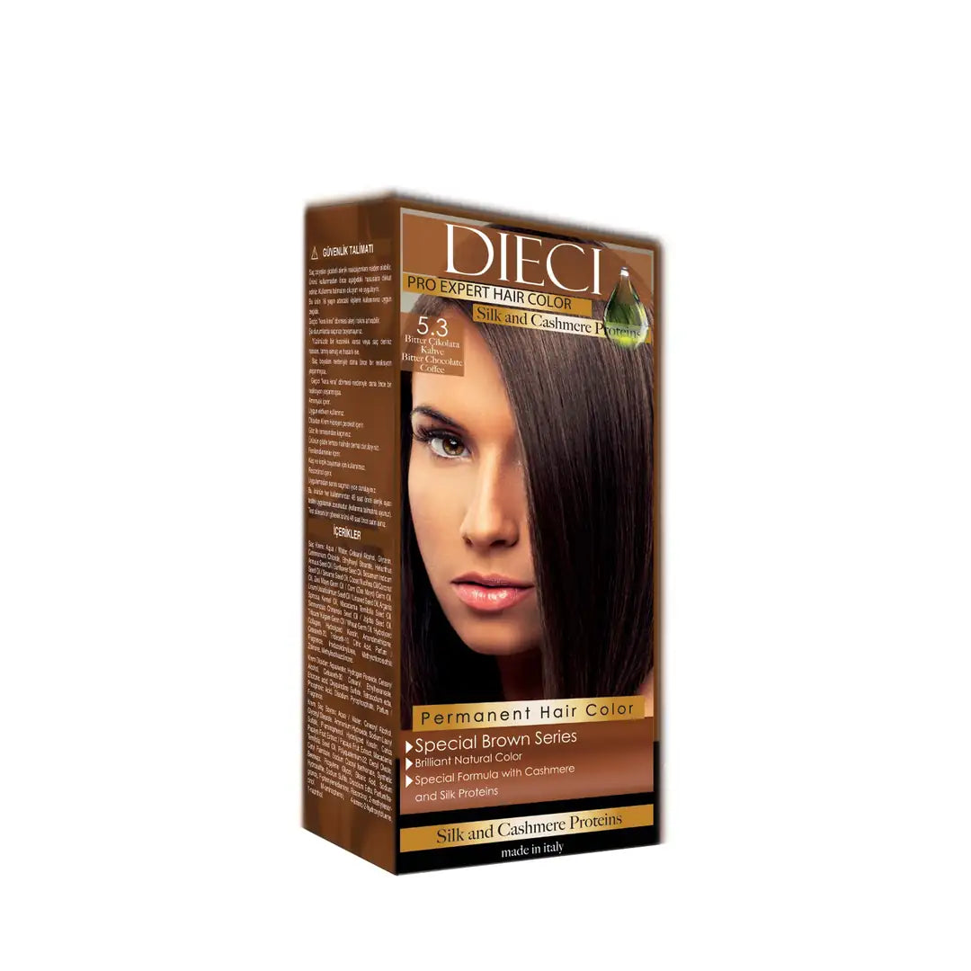 Dieci Natural Eco Hair Color Kit 5-3 Bitter Chocolate Brown