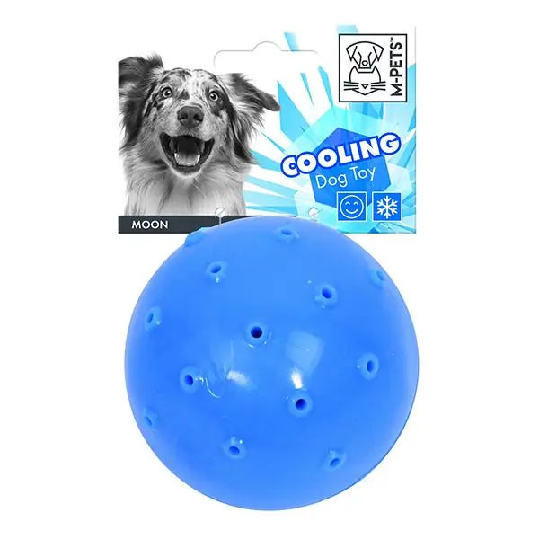 M-Pets Frozen Cooling Moon Dog Toy - Stays Cool Without Freezing